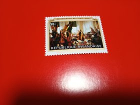 外国邮票 卢旺达邮票 976年  美国独立二百年
 （无邮戳新票）