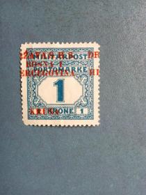 外国邮票    奥匈帝国邮票  1916年 欠资 数字 加盖（无邮戳新邮票）