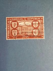 外国邮票   爱尔兰邮票  1949年 都柏林伦斯特大楼
（信销票)