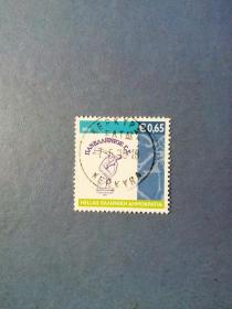 外国邮票   希腊邮票 2005年 掷铁饼（信销邮票）