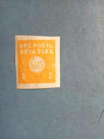 外国邮票    克罗地亚邮票   徽   无齿 （无邮戳新邮票）