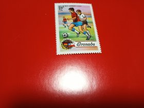 外国邮票 卢旺达邮票 1974年 足球世界杯（无邮戳新票)