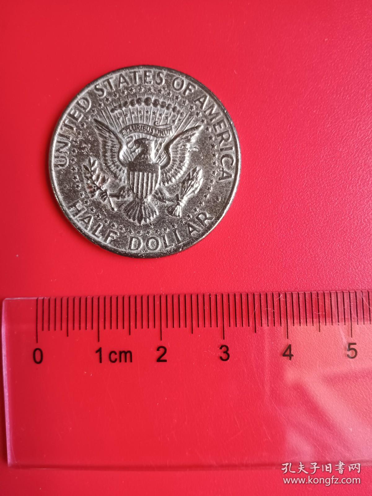 点击查看原图 美国硬币 50分纪念币 肯尼迪  31mm (外国硬币)