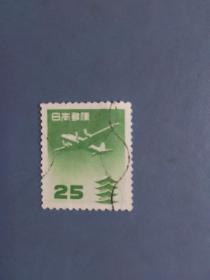外国邮票 日本邮票 1951年 飞机（信销票)
