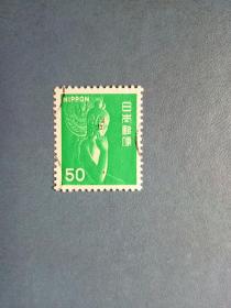 外国邮票   日本邮票  1976年 弥勒菩萨像  （信销票)