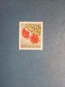外国邮票   新西兰邮票  1967年 花 卉 （信销票)