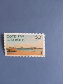 外国邮票   索马里邮票  1947年 风光
 （无邮戳新票票）