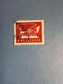 外国邮票   保加利亚邮票  1951年 汽车（ 信销票 ）