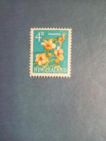 外国邮票   新西兰邮票  1967年 花卉（信销票)