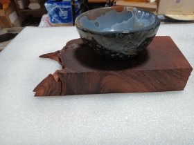 赞比亚紫檀 风化料摆件、底座 431.5克（木质艺术品、摆件）