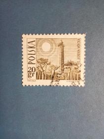 外国邮票  波兰邮票  1966年 旅游建筑风光（ 信销票 ）
