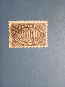 外国邮票  德国邮票  1922年 数字邮票
 （信销票）