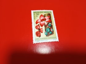 外国邮票  加蓬邮票  1969年  热带花卉（无邮戳新票 ）