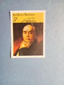 外国邮票   英国邮票 1973年 画家 乔舒亚-雷诺兹
 （信销票）