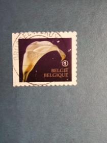 外国邮票  比利时邮票 植物花卉（信销票)