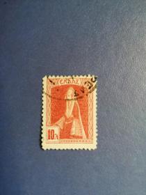 外国邮票   希腊邮票 1927年 美女 （信销邮票）