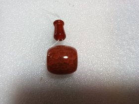 冰花龙纹红玛瑙  卡16 三通 （ DIY手串配饰）