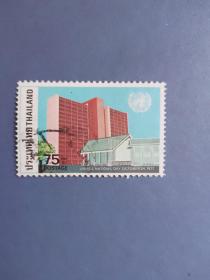 外国邮票  泰国邮票 1977年 建筑（信销票 ）