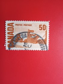 外国邮票   加拿大邮票 1967年  旅游风光
 （信销票）