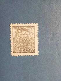 外国邮票 巴西邮票 1954年 商业女神（ 信销票 ）