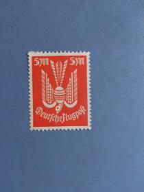 外国邮票   德国邮票 1922年 航空邮票 鸟 （信销票)