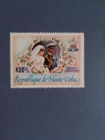 外国邮票  上沃尔特邮票 1983年  查尔斯.戴安娜大婚  （无邮戳新票)