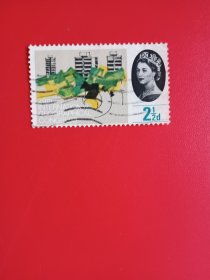 外国邮票  英国邮票   1964年 第20届国际地理大会 
 （信销票）