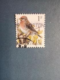 外国邮票   比利时邮票  1992年 鸟
 （信销票）