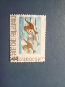 外国邮票   荷兰邮票  鸟（信销 ）