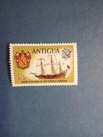 外国邮票  英属安提瓜邮票 帆船
 （无邮戳新票）