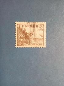 外国邮票 西班牙邮票  1946年 民族英雄骑士席德
 （信销票）