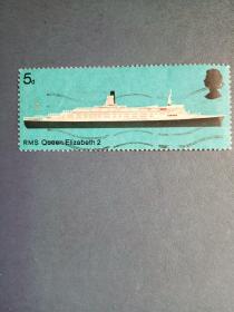 外国邮票   英国邮票  1969年 英国轮船
 （信销票）