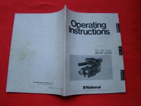 Operating Instructions（wvp-A2N型彩色摄像机）说明书