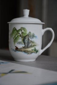 醴陵渌江热沙泉茶杯【口径8.5底径5.5高13.5厘米】