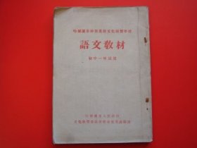 哈尔滨市干部业余文化补习学校（语文教材）初中一年试用