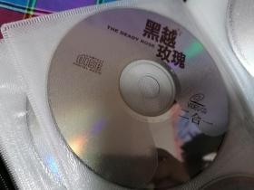 黑越玫瑰 VCD 二合一 光盘1张 正版裸碟