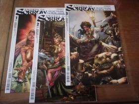 2015年英文原版漫画Swords Of Sorrow:Dejah thoris & Irene Adler#1-3合售   16开