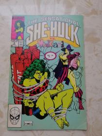 1989年英文漫威原版漫画 Marvel Comics Sensational She-Hulk #9 女浩克 女绿巨人 16开