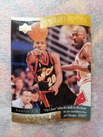 篮球NBA球星卡 1998 UD 加里佩顿 MEMORABLE MOMENTS 乔丹