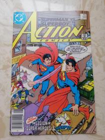 1987年英文DC原版漫画 Action Comics  #591 Superman 动作漫画 16开