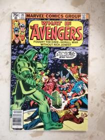 1980年英文漫威原版漫画 (MARVEL ) WHAT IF AVENGERS # 20 复仇者联盟 16开