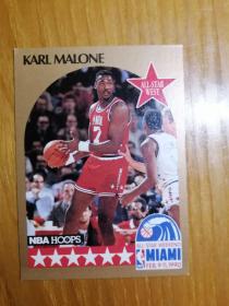 篮球NBA球星卡 1990 Hoops All Star 卡尔马龙