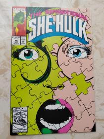 1992年英文漫威原版漫画 Marvel Comics Sensational She-Hulk #46 女浩克 女绿巨人 16开