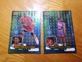 篮球NBA球星卡 1998 UD ionix 两张一起