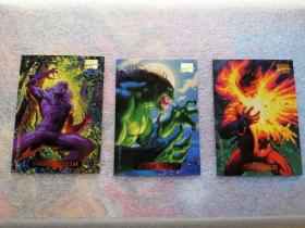 1994 Fleer Marvel Masterpieces 原版漫威卡片 3张合售（4）