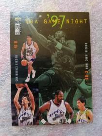 篮球NBA球星卡 1997 UD 马龙 斯托克顿 爵士队 Collector's Choice