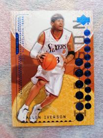 篮球NBA球星卡 2003 UD 阿伦艾弗森 Triple Dimensions