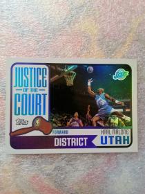 篮球NBA球星卡  2003 Topps 卡尔马龙  Justice of the Court