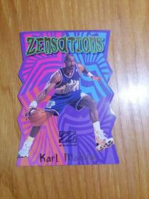 篮球NBA球星卡 1997 skybox 卡尔马龙 异形卡