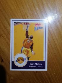 篮球NBA球星卡 2003  Fleer 卡尔马龙 湖人